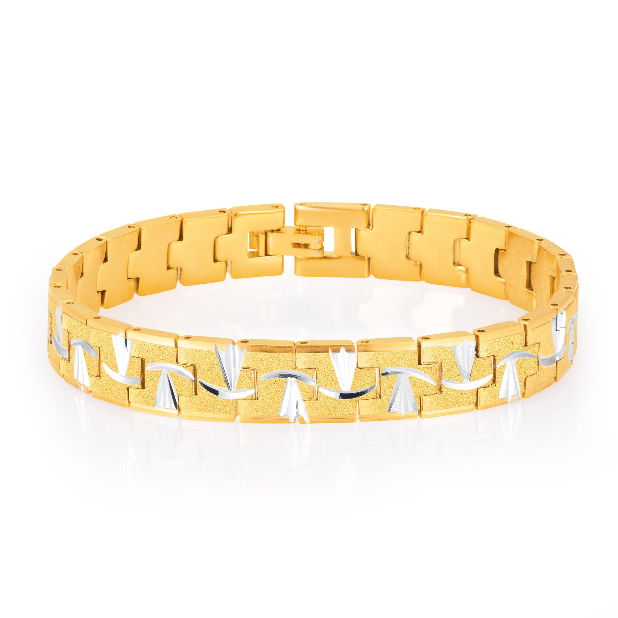 Make a men's 18k gold bracelet | Jewelry Making - YouTube